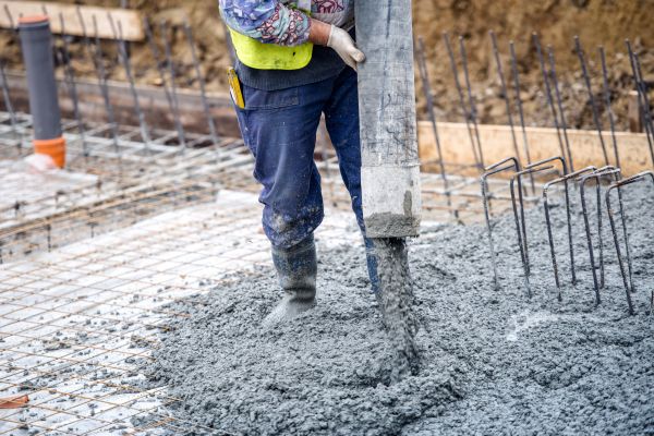 Cabin Foundation Pouring in Southport